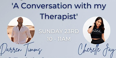 "A Conversation with My Therapist" tickets