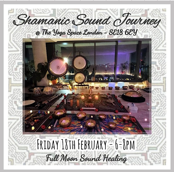 Shamanic Sound Journey ~ Full Moon Rahanni Healing image