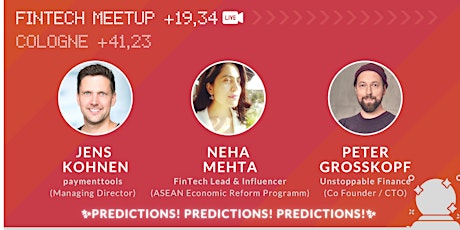 33. FinTech & InsurTech Meetup Europe (online) - Predictions! tickets