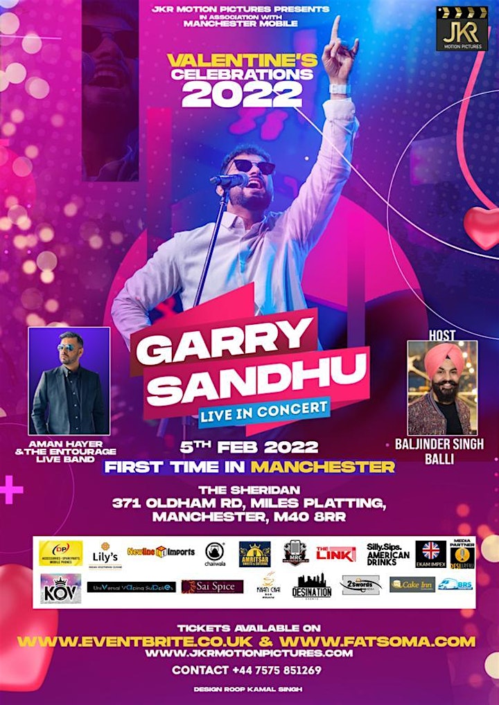 Garry Sandhu Live Concert 5th feb 2022 image