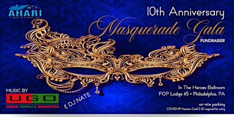 10th Year Anniversary Masquerade Gala Fundraiser tickets