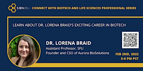 Connect with Biotech and Life Sciences Professionals: Dr. Lorena Braid biglietti