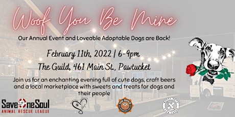 Woof You Be Mine 2022: An Evening of Puppy Love tickets