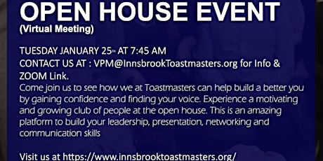 Innsbrook Toastmasters Open House tickets