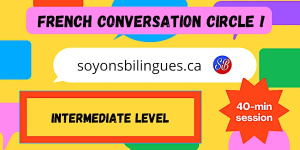 French Conversation Circle (Intermediate)