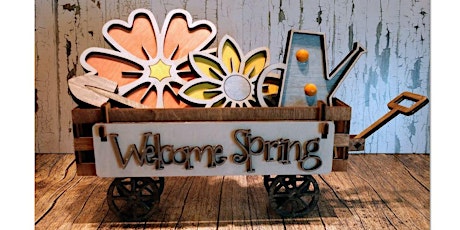 Two Trees DIY Class:  Interchangeable Wagon Welcome Spring
