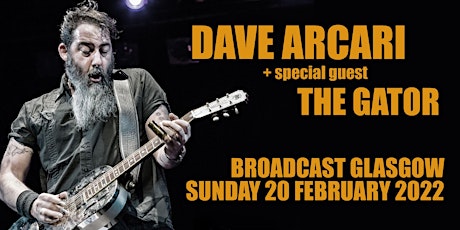 Dave Arcari + special guest The Gator tickets