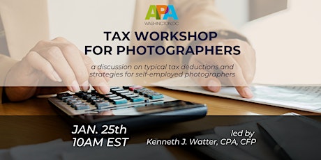APA | DC Presents: Tax Workshop for Photographers tickets