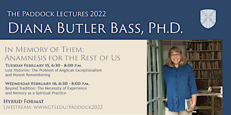 The Paddock Lectures 2022: Diana Butler Bass