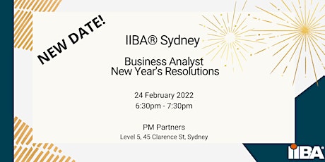 Business Analyst New Year's Resolutions tickets
