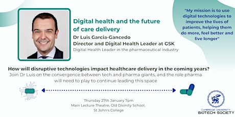 Digital Health and the Future of Care Delivery tickets