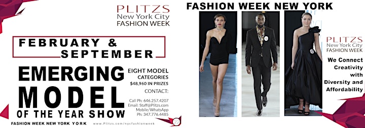 Professional Fashion Model Runway Training By PLITZS™ Fashion Marketing NYC image