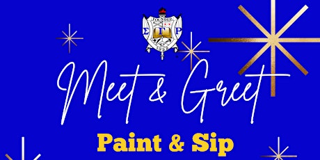 SGRho Meet and Greet: Paint and Sip tickets