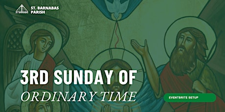 Third Sunday in Ordinary Time tickets