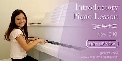 Introductory Piano Lesson $10