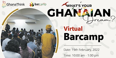 Virtual BarCamp Ghana 2022 tickets