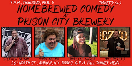 Homebrewed Comedy at Prison City Brewery tickets
