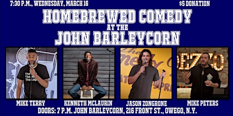 Homebrewed Comedy at the John Barleycorn tickets