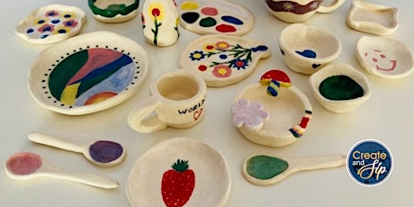 Create & Sip: Make with Clay and Colour tickets