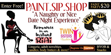 Valentines Paint Sip Shop Adult Experience at The Loft Art Lounge tickets