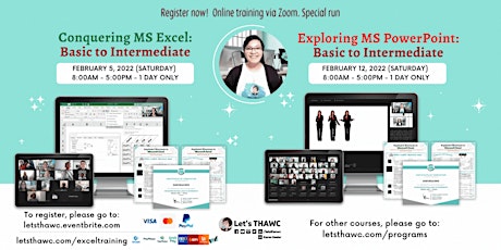 CONQUERING MS EXCEL: Basic to Intermediate (Live Online: 1-day session) tickets