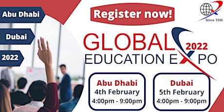 Global Education EXPO Feb 2022 Dubai! tickets