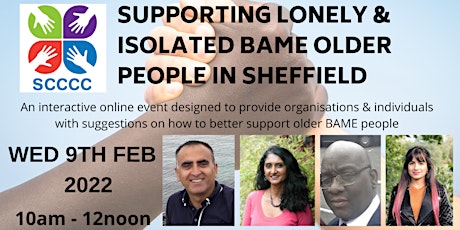 Supporting lonely & isolated BAME older people in Sheffield tickets