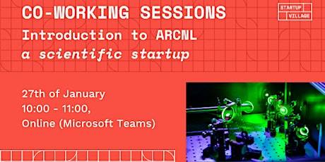 Startup Village Co-working session: ARCNL tickets