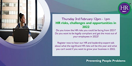 HR risks your business must avoid in 2022 tickets