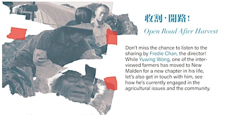 Documentary Screening & Sharing Talk: Open Road After Harvest (New Malden) tickets