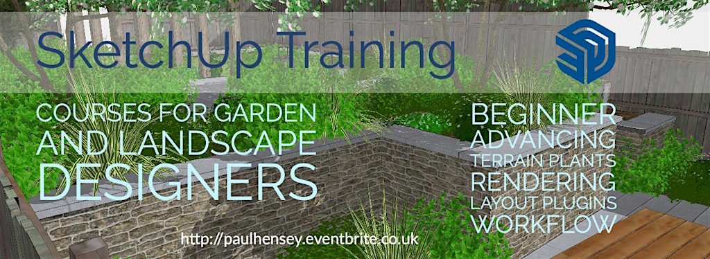 Sketchup Courses Eventbrite, How To Add Soil Existing Garden In Sketchup