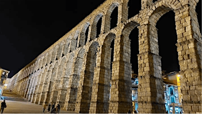 The Impressive and Unique Roman Aqueduct by Night tickets