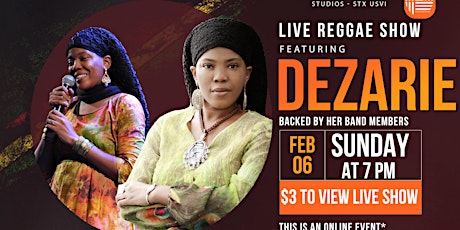 Dezarie : Live Reggae Show Tickets