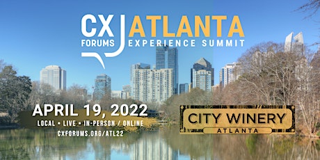 CX Forums Atlanta Experience Summit tickets