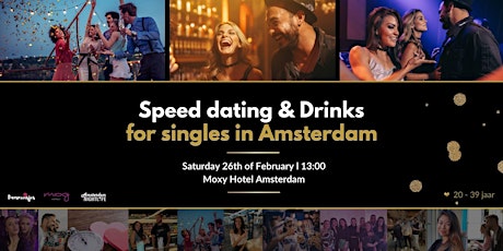 Drinks & Speed dating for Singles in Amsterdam tickets