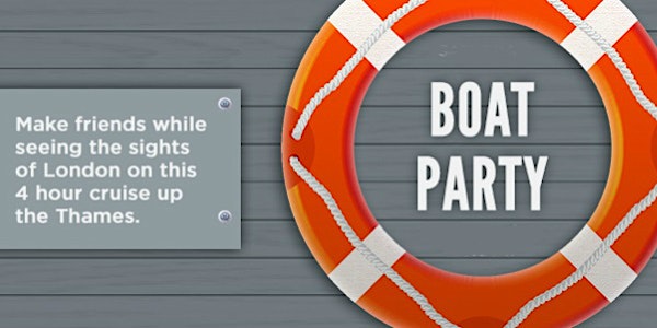Putney Social Summer Boat Party 2016