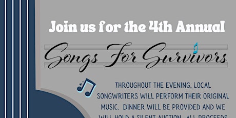 4th Annual Songs for Survivors Fundraiser