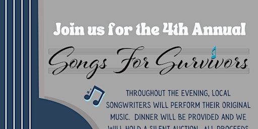 4th Annual Songs for Survivors Fundraiser