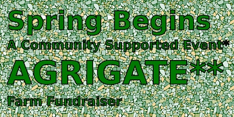 AGGRIGATE:  A  Community Supported Event tickets