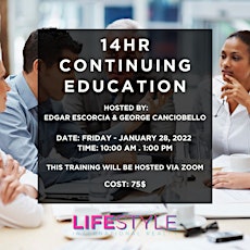 14hr Continuing Education tickets
