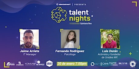 Talent Nights QRoo | Enero 2022 boletos