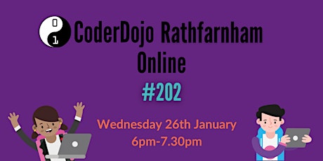CoderDojo Rathfarnham Online - #202 biljetter