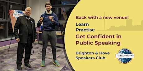 Brighton & Hove Speakers - Learn and Practise Public Speaking (FREE) tickets