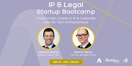 IP & Legal Startup Bootcamp tickets
