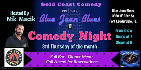 Blue Jean Blues Comedy Show tickets