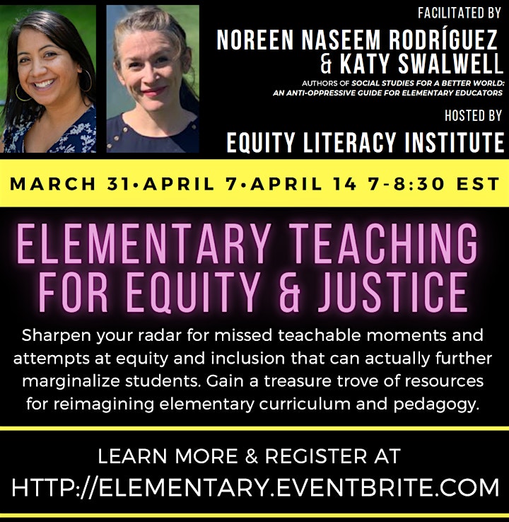 Elementary Teaching for Equity and Justice image