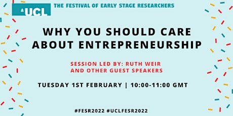 FESR 2022: Why You Should Care About Entrepreneurship tickets