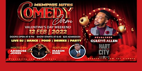 Memphis Nites Comedy Jam - Valentines Day Weekend Edition tickets