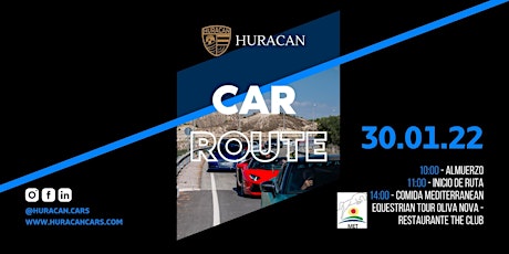 Ruta Huracan Cars + Comida en Mediterranean Equestrian Tour Oliva Nova primary image