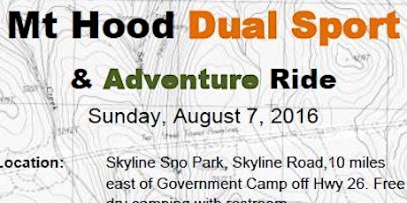 Mt Hood Dual Sport & Adventure Ride 2016 primary image